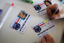 Badges de policier à imprimer jeu enfants