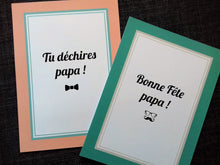 Cartes bonne fête papa à imprimer tête de coucou