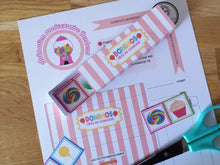 Dominos et boîte gratuit bonbons animation organisation anniversaire enfant tête de coucou