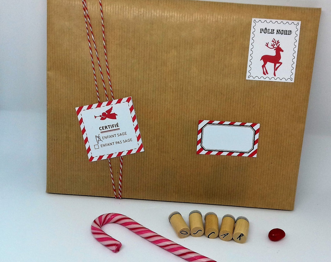 Pack 6 étiquettes à coller pour cadeau adulte · Joyeuses Fêtes