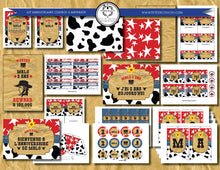 Kit anniversaire à imprimer thème cowboy organisation tête de coucou décoration cadeaux affiches