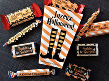 Pack bonbons smarties kit kat carambars Halloween à imprimer printable tête de coucou